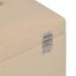 vidaXL Bank mit Staufach Beige 80 cm Samt vidaXL Bank mit Staufach Beige 80 cm Samt