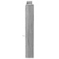 vidaXL LED-Kopfteil mit Ablage Grau Sonoma 220x16,5x103,5 cm