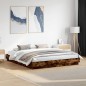 vidaXL Bettgestell Räuchereiche 180x200 cm Holzwerkstoff vidaXL Bettgestell Räuchereiche 180x200 cm Holzwerkstoff