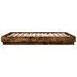 vidaXL Bettgestell Räuchereiche 180x200 cm Holzwerkstoff vidaXL Bettgestell Räuchereiche 180x200 cm Holzwerkstoff