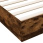 vidaXL Bettgestell Räuchereiche 180x200 cm Holzwerkstoff vidaXL Bettgestell Räuchereiche 180x200 cm Holzwerkstoff