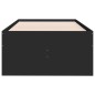 vidaXL Tagesbett mit Schubladen Schwarz 100x200 cm Holzwerkstoff vidaXL Tagesbett mit Schubladen Schwarz 100x200 cm Holzwerkstoff
