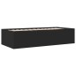 vidaXL Tagesbett mit Schubladen Schwarz 100x200 cm Holzwerkstoff vidaXL Tagesbett mit Schubladen Schwarz 100x200 cm Holzwerkstoff