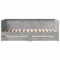 vidaXL Tagesbett mit Schubladen Betongrau 90x190 cm Holzwerkstoff vidaXL Tagesbett mit Schubladen Betongrau 90x190 cm Holzwerkstoff