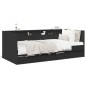 vidaXL Tagesbett mit Schubladen Schwarz 90x190 cm Holzwerkstoff vidaXL Tagesbett mit Schubladen Schwarz 90x190 cm Holzwerkstoff