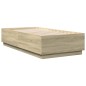 vidaXL Bettgestell Sonoma-Eiche 75x190 cm Holzwerkstoff vidaXL Bettgestell Sonoma-Eiche 75x190 cm Holzwerkstoff