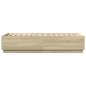 vidaXL Bettgestell Sonoma-Eiche 75x190 cm Holzwerkstoff vidaXL Bettgestell Sonoma-Eiche 75x190 cm Holzwerkstoff