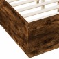 vidaXL Bettgestell Räuchereiche 120x190 cm Holzwerkstoff vidaXL Bettgestell Räuchereiche 120x190 cm Holzwerkstoff