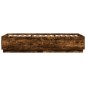 vidaXL Bettgestell Räuchereiche 100x200 cm Holzwerkstoff vidaXL Bettgestell Räuchereiche 100x200 cm Holzwerkstoff
