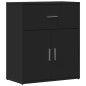 vidaXL Sideboard Schwarz 60x31x70 cm Holzwerkstoff vidaXL Sideboard Schwarz 60x31x70 cm Holzwerkstoff