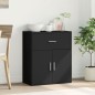 vidaXL Sideboard Schwarz 60x31x70 cm Holzwerkstoff vidaXL Sideboard Schwarz 60x31x70 cm Holzwerkstoff