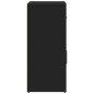 vidaXL Sideboard Schwarz 60x31x70 cm Holzwerkstoff vidaXL Sideboard Schwarz 60x31x70 cm Holzwerkstoff
