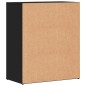 vidaXL Sideboard Schwarz 60x31x70 cm Holzwerkstoff vidaXL Sideboard Schwarz 60x31x70 cm Holzwerkstoff