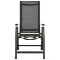 vidaXL 5-tlg. Bistro-Set Schwarz und Anthrazit vidaXL 5-tlg. Bistro-Set Schwarz und Anthrazit