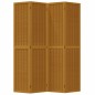 vidaXL 4-tlg. Raumteiler Braun Massivholz Paulownia vidaXL 4-tlg. Raumteiler Braun Massivholz Paulownia