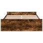 vidaXL Bettgestell mit Schubladen Räuchereiche 120x190cm Holzwerkstoff vidaXL Bettgestell mit Schubladen Räuchereiche 120x190cm Holzwerkstoff