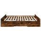 vidaXL Bettgestell mit Schubladen Räuchereiche 200x200cm Holzwerkstoff vidaXL Bettgestell mit Schubladen Räuchereiche 200x200cm Holzwerkstoff