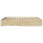 vidaXL Bettgestell mit Schubladen Sonoma-Eiche 180x200cm Holzwerkstoff vidaXL Bettgestell mit Schubladen Sonoma-Eiche 180x200cm Holzwerkstoff