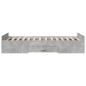 vidaXL Bettgestell mit Schubladen Betongrau 100x200 cm Holzwerkstoff vidaXL Bettgestell mit Schubladen Betongrau 100x200 cm Holzwerkstoff