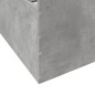 vidaXL Bettgestell mit Schubladen Betongrau 100x200 cm Holzwerkstoff vidaXL Bettgestell mit Schubladen Betongrau 100x200 cm Holzwerkstoff