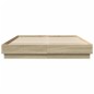vidaXL Bettgestell Sonoma-Eiche 150x200 cm Holzwerkstoff vidaXL Bettgestell Sonoma-Eiche 150x200 cm Holzwerkstoff
