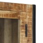 vidaXL Highboard 100x40x175 cm Massives Raues Mangoholz vidaXL Highboard 100x40x175 cm Massives Raues Mangoholz