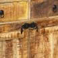 vidaXL Highboard 100x40x175 cm Massives Raues Mangoholz vidaXL Highboard 100x40x175 cm Massives Raues Mangoholz