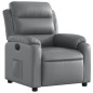 vidaXL Relaxsessel Elektrisch Grau Kunstleder vidaXL Relaxsessel Elektrisch Grau Kunstleder