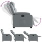 vidaXL Relaxsessel Elektrisch Grau Kunstleder vidaXL Relaxsessel Elektrisch Grau Kunstleder