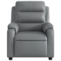 vidaXL Relaxsessel Elektrisch Grau Kunstleder vidaXL Relaxsessel Elektrisch Grau Kunstleder
