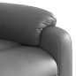 vidaXL Massagesessel mit Aufstehhilfe Grau Kunstleder vidaXL Massagesessel mit Aufstehhilfe Grau Kunstleder
