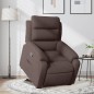 vidaXL Relaxsessel mit Aufstehhilfe Dunkelbraun Stoff vidaXL Relaxsessel mit Aufstehhilfe Dunkelbraun Stoff