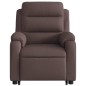 vidaXL Relaxsessel mit Aufstehhilfe Dunkelbraun Stoff vidaXL Relaxsessel mit Aufstehhilfe Dunkelbraun Stoff