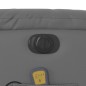 vidaXL Massagesessel Elektrisch Grau Kunstleder vidaXL Massagesessel Elektrisch Grau Kunstleder