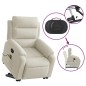 vidaXL Massagesessel mit Aufstehhilfe Elektrisch Creme Samt vidaXL Massagesessel mit Aufstehhilfe Elektrisch Creme Samt