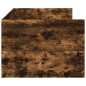 vidaXL Tagesbett mit Schubladen Räuchereiche 75x190 cm Holzwerkstoff vidaXL Tagesbett mit Schubladen Räuchereiche 75x190 cm Holzwerkstoff