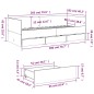 vidaXL Tagesbett Schubladen Braun Eiche-Optik 100x200 cm Holzwerkstoff vidaXL Tagesbett Schubladen Braun Eiche-Optik 100x200 cm Holzwerkstoff