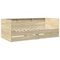 vidaXL Tagesbett mit Schubladen Sonoma-Eiche 90x190 cm Holzwerkstoff vidaXL Tagesbett mit Schubladen Sonoma-Eiche 90x190 cm Holzwerkstoff