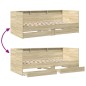 vidaXL Tagesbett mit Schubladen Sonoma-Eiche 90x190 cm Holzwerkstoff vidaXL Tagesbett mit Schubladen Sonoma-Eiche 90x190 cm Holzwerkstoff