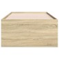 vidaXL Tagesbett mit Schubladen Sonoma-Eiche 90x190 cm Holzwerkstoff vidaXL Tagesbett mit Schubladen Sonoma-Eiche 90x190 cm Holzwerkstoff