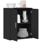 vidaXL Sideboard Schwarz 60x31x70 cm Holzwerkstoff vidaXL Sideboard Schwarz 60x31x70 cm Holzwerkstoff
