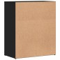 vidaXL Sideboard Schwarz 60x31x70 cm Holzwerkstoff vidaXL Sideboard Schwarz 60x31x70 cm Holzwerkstoff
