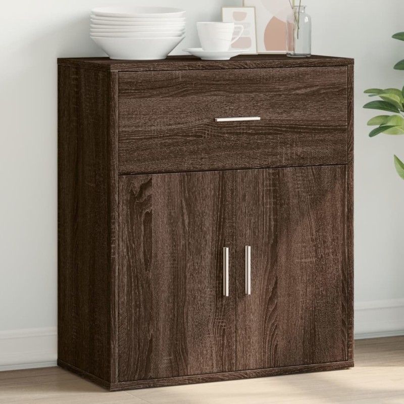vidaXL Sideboard Braun Eiche-Optik 60x31x70 cm Holzwerkstoff vidaXL Sideboard Braun Eiche-Optik 60x31x70 cm Holzwerkstoff