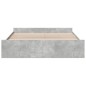 vidaXL Bettgestell mit Schubladen Betongrau 200x200 cm Holzwerkstoff vidaXL Bettgestell mit Schubladen Betongrau 200x200 cm Holzwerkstoff