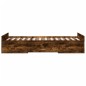 vidaXL Bettgestell mit Schubladen Räuchereiche 100x200cm Holzwerkstoff vidaXL Bettgestell mit Schubladen Räuchereiche 100x200cm Holzwerkstoff