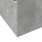 vidaXL Bettgestell mit Schubladen Betongrau 120x190 cm Holzwerkstoff vidaXL Bettgestell mit Schubladen Betongrau 120x190 cm Holzwerkstoff
