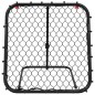 vidaXL Fußball-Rebounder Verstellbar Schwarz 84x73x60-80 cm Stahl vidaXL Fußball-Rebounder Verstellbar Schwarz 84x73x60-80 cm Stahl