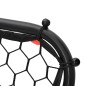 vidaXL Fußball-Rebounder Verstellbar Schwarz 84x73x60-80 cm Stahl vidaXL Fußball-Rebounder Verstellbar Schwarz 84x73x60-80 cm Stahl
