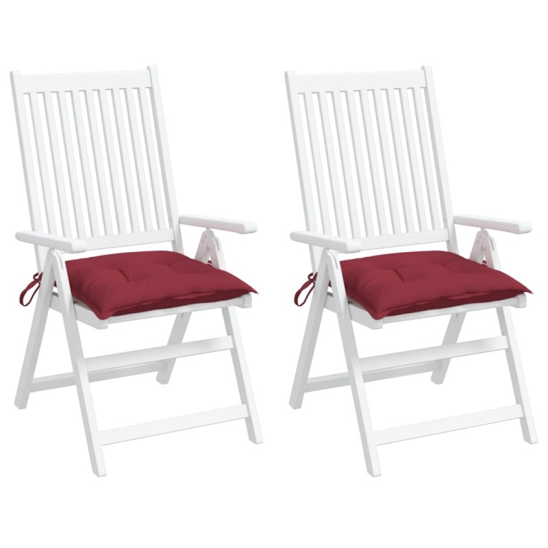 vidaXL Palettenkissen 2 Stk. Weinrot 50x50x7 cm Oxford-Gewebe vidaXL Palettenkissen 2 Stk. Weinrot 50x50x7 cm Oxford-Gewebe
