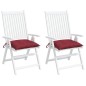 vidaXL Palettenkissen 2 Stk. Weinrot 50x50x7 cm Oxford-Gewebe vidaXL Palettenkissen 2 Stk. Weinrot 50x50x7 cm Oxford-Gewebe